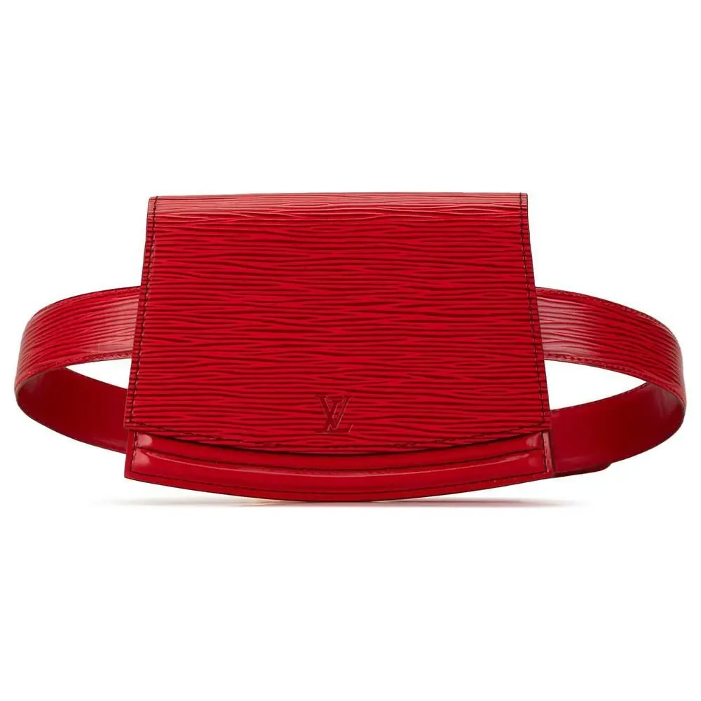 Louis Vuitton Vintage Limited Edition Red Epi Tilsitt Belt Bag
